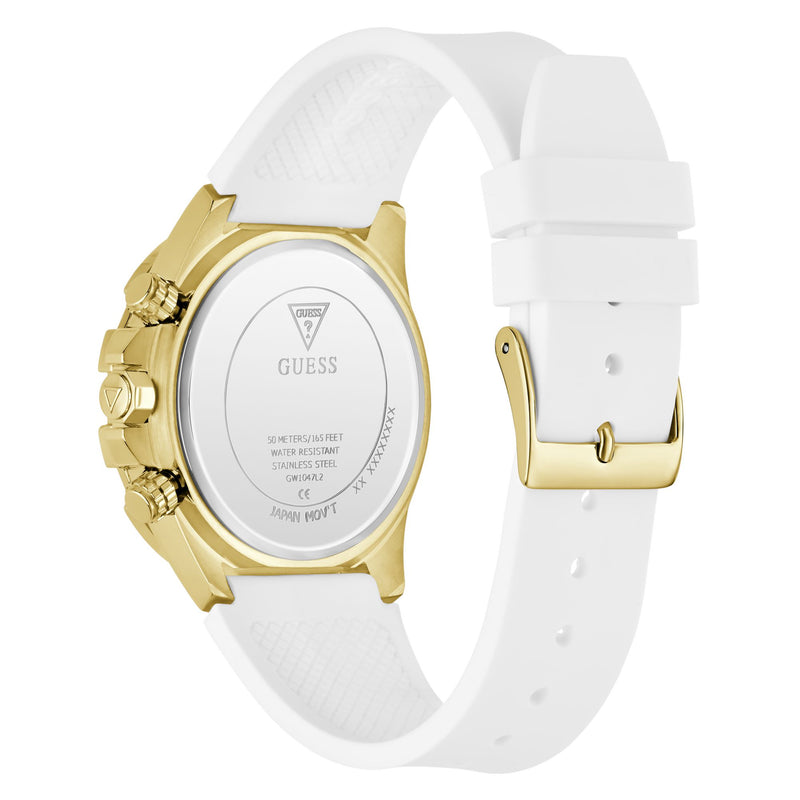 Guess Round 39mm Champagne Dial Analog Women Watch - GW1047L2 Watch Guess