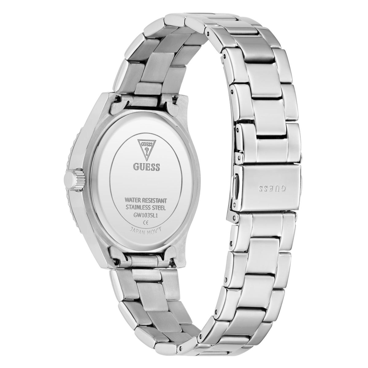 Guess Round 36mm Blue Dial Analog Women Watch - GW1035L1