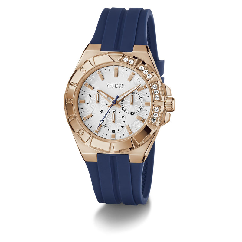 Guess Round 38mm White Dial Analog Women Watch - GW1034L4 Watch Guess