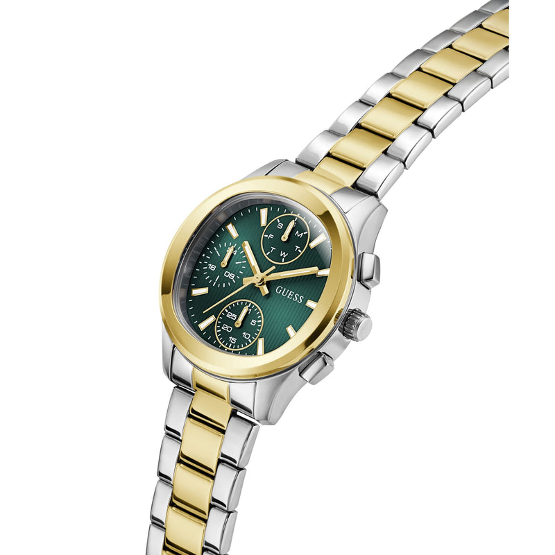 Guess Square 36mm Green Dial Analog Women Watch - GW1031L6 Watch Guess