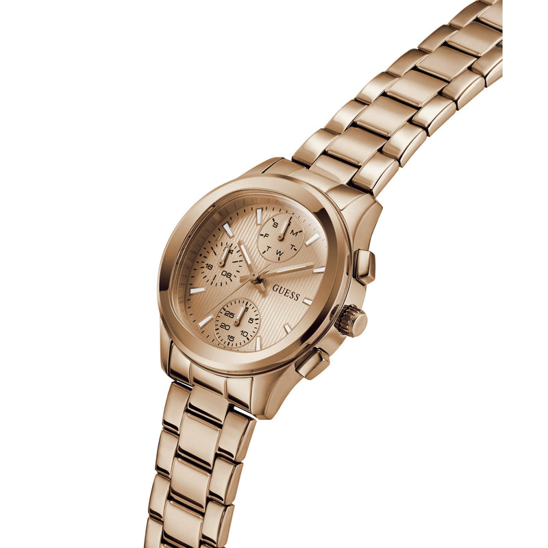 Guess Square 36mm Rose Gold Dial Analog Women Watch - GW1031L4 Watch Guess