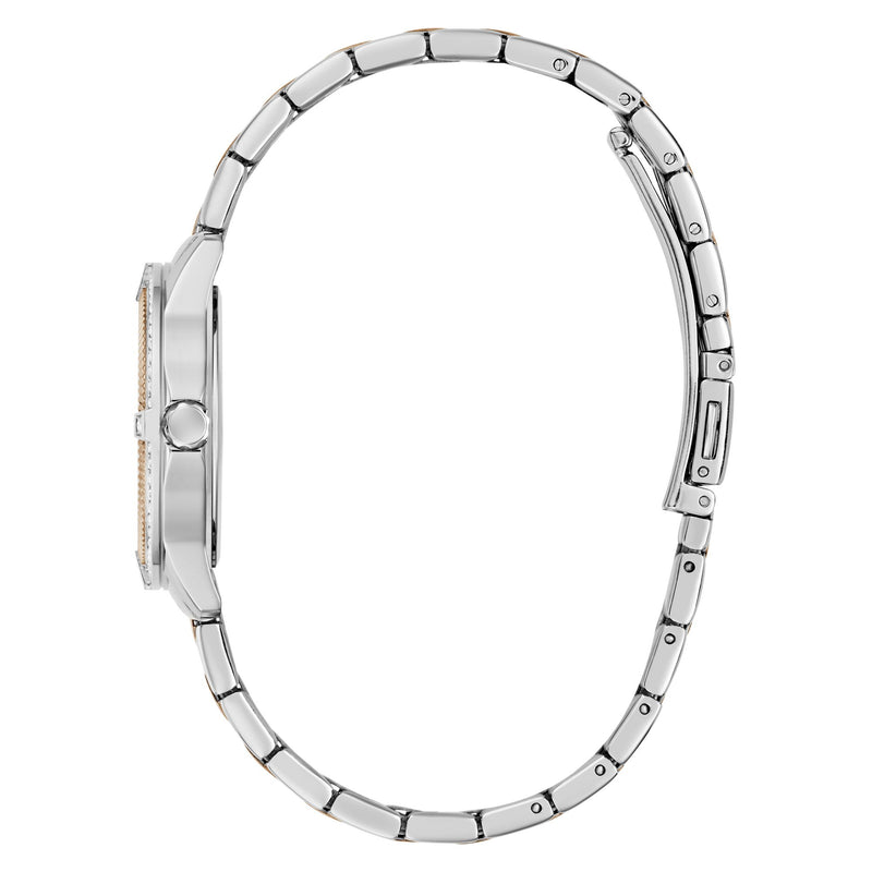 Guess Round 32mm White Dial Analog Women Watch - GW1027L5 Watch Guess