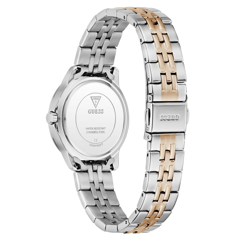 Guess Round 32mm White Dial Analog Women Watch - GW1027L5 Watch Guess