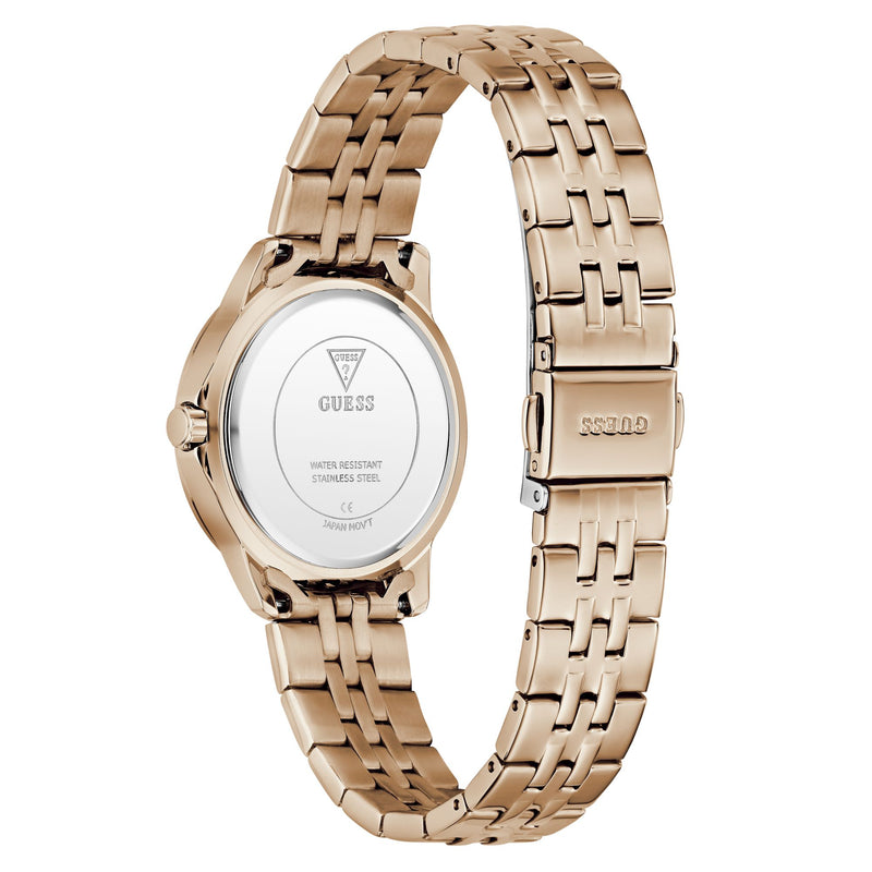 Guess Round 32mm White Dial Analog Women Watch - GW1027L4 Watch Guess