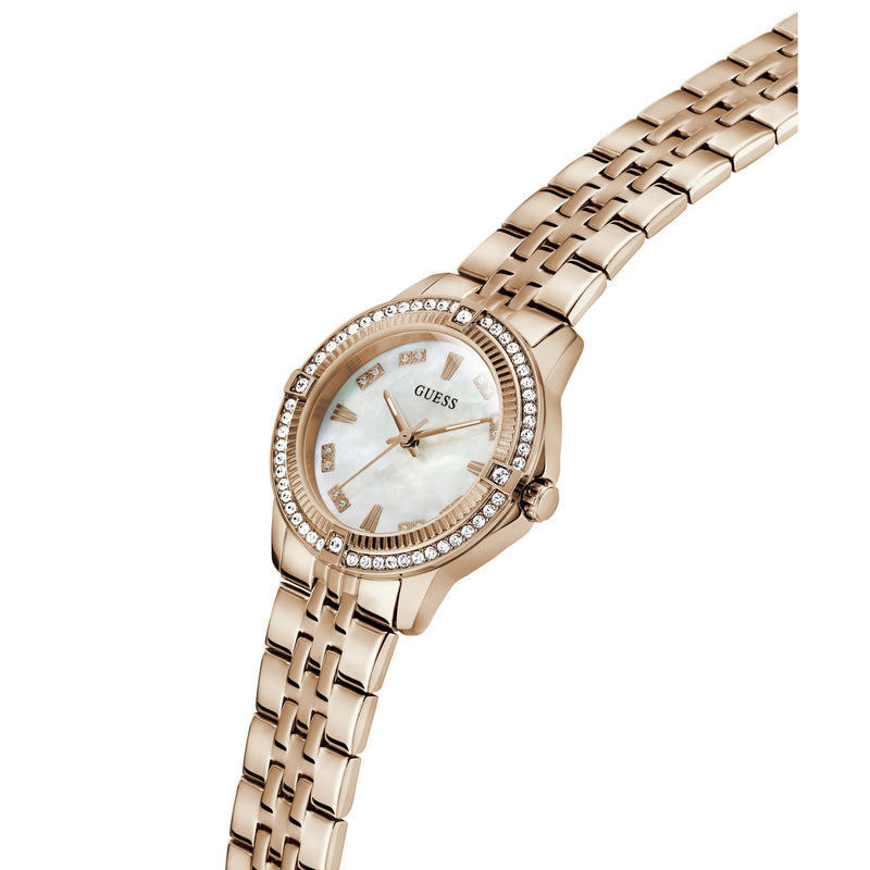 Guess Round 32mm White Dial Analog Women Watch - GW1027L4 Watch Guess