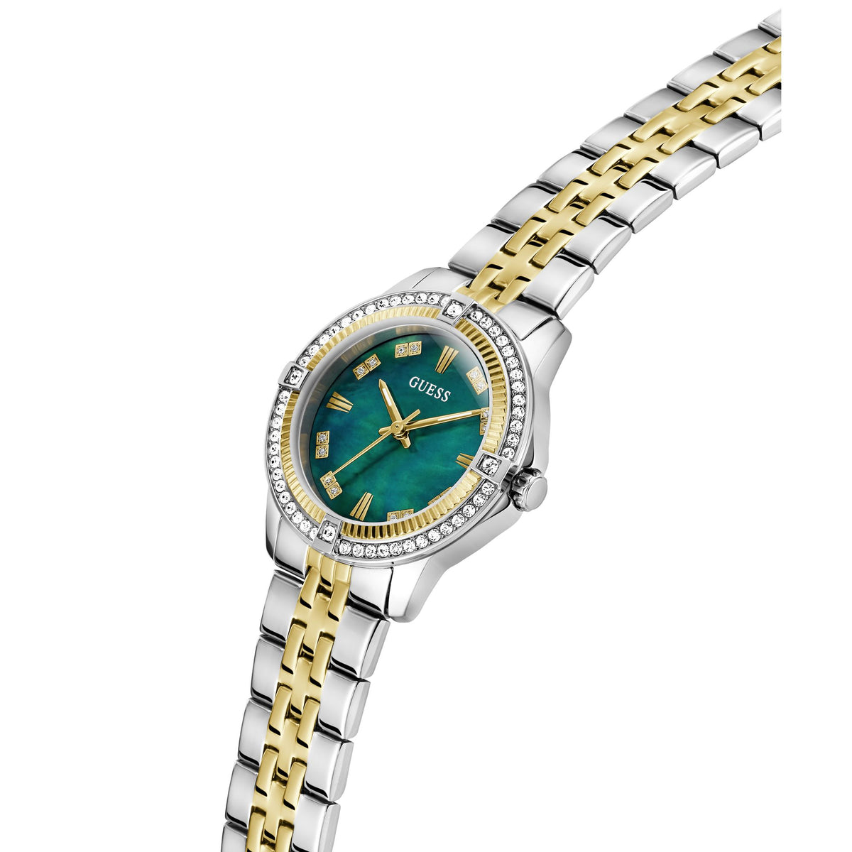 Guess Round 32mm Green Dial Analog Women Watch - GW1027L3 Watch Guess