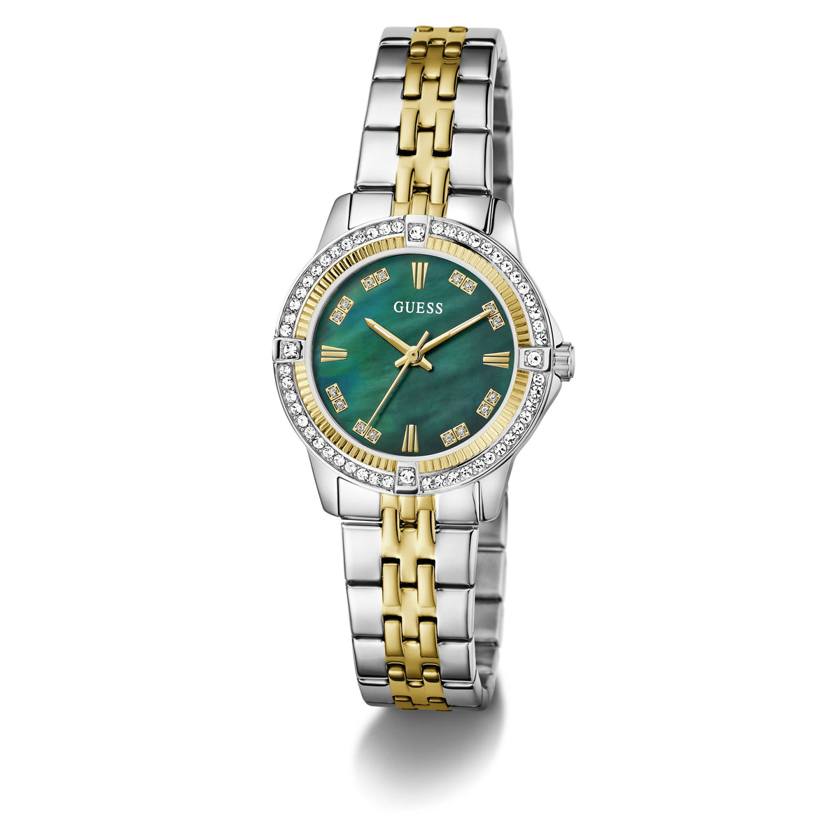 Guess Round 32mm Green Dial Analog Women Watch - GW1027L3 Watch Guess