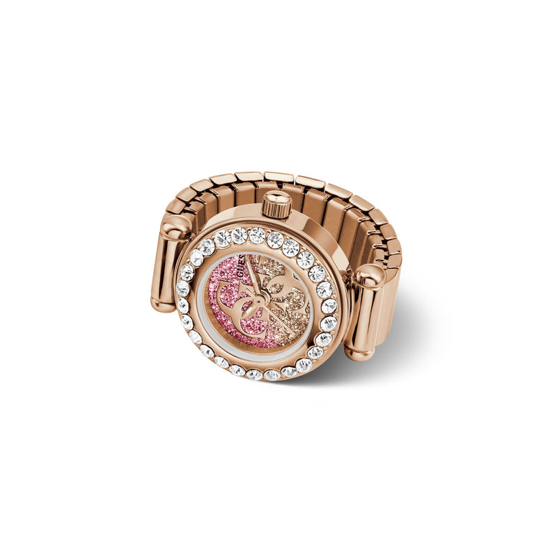 Guess Round 18mm Pink Dial Analog Women Watch - GW1022L4 Watch Guess