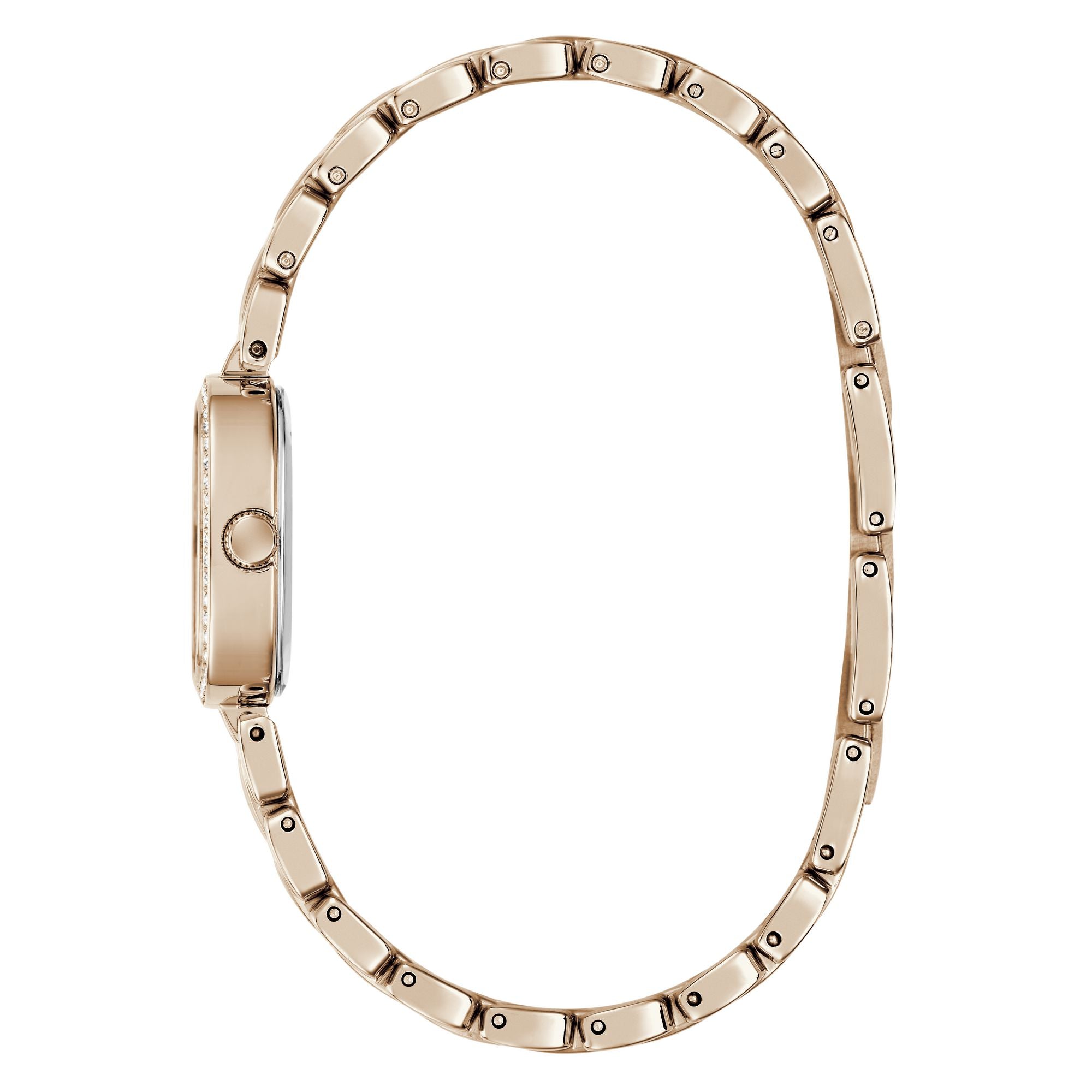 Guess Square 25mm Rose Gold Dial Analog Women Watch - GW1018L4 Watch Guess