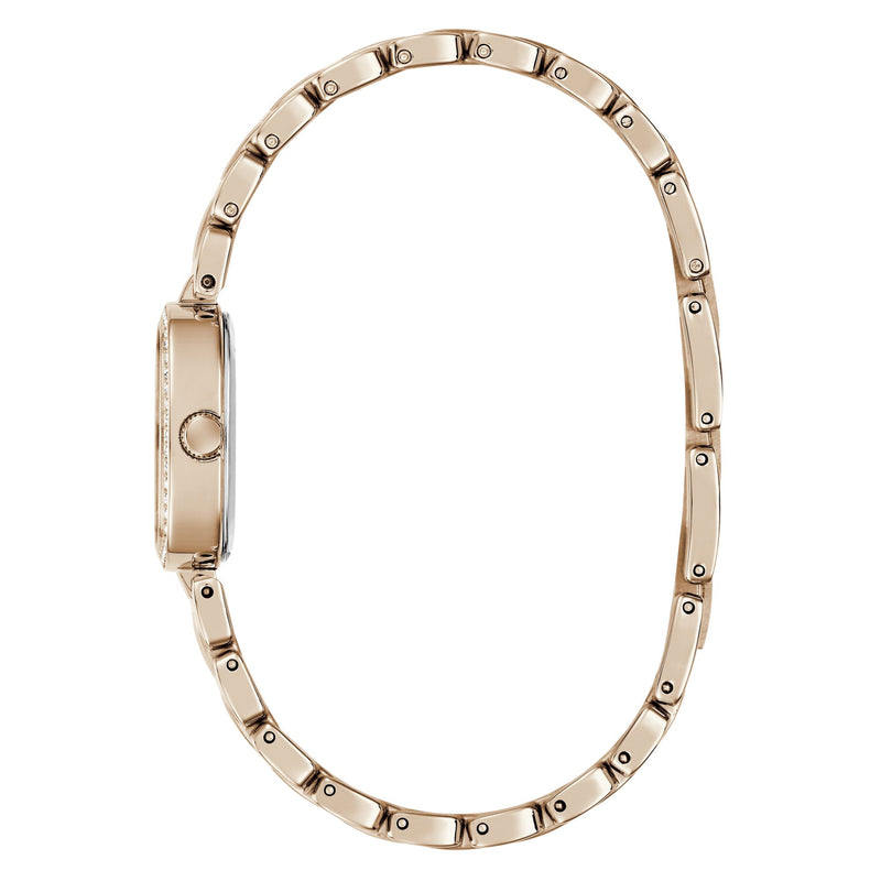 Guess Square 25mm Rose Gold Dial Analog Women Watch - GW1018L4 Watch Guess