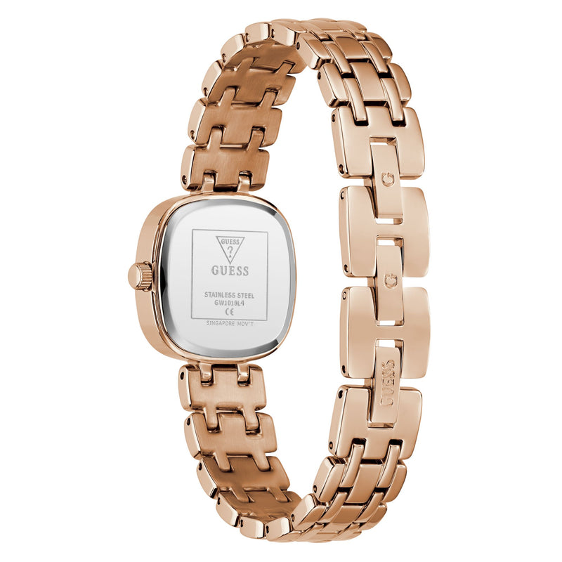 Guess Square 25mm Rose Gold Dial Analog Women Watch - GW1018L4 Watch Guess