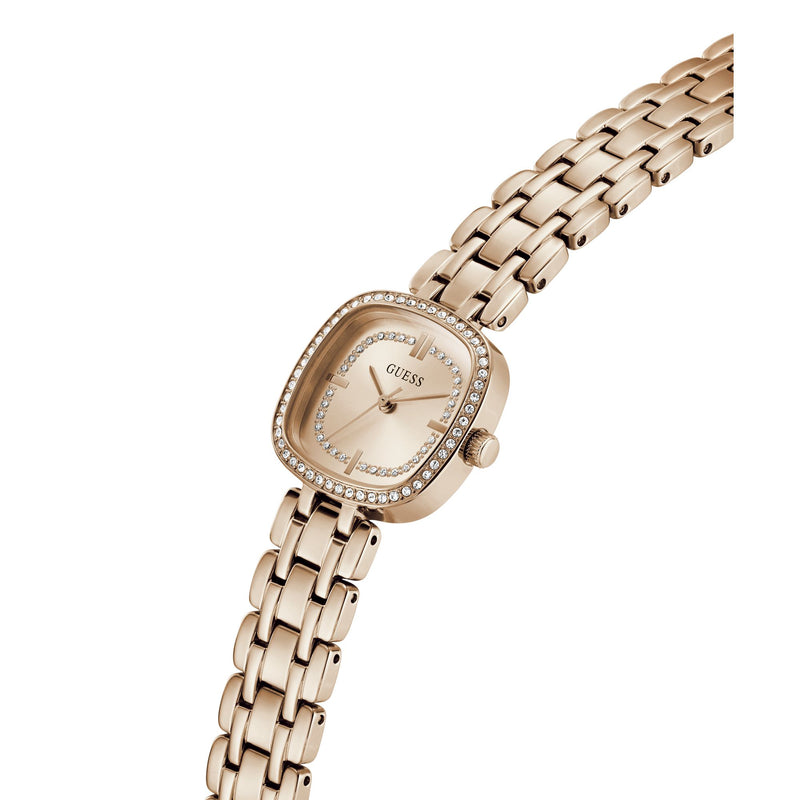 Guess Square 25mm Rose Gold Dial Analog Women Watch - GW1018L4 Watch Guess