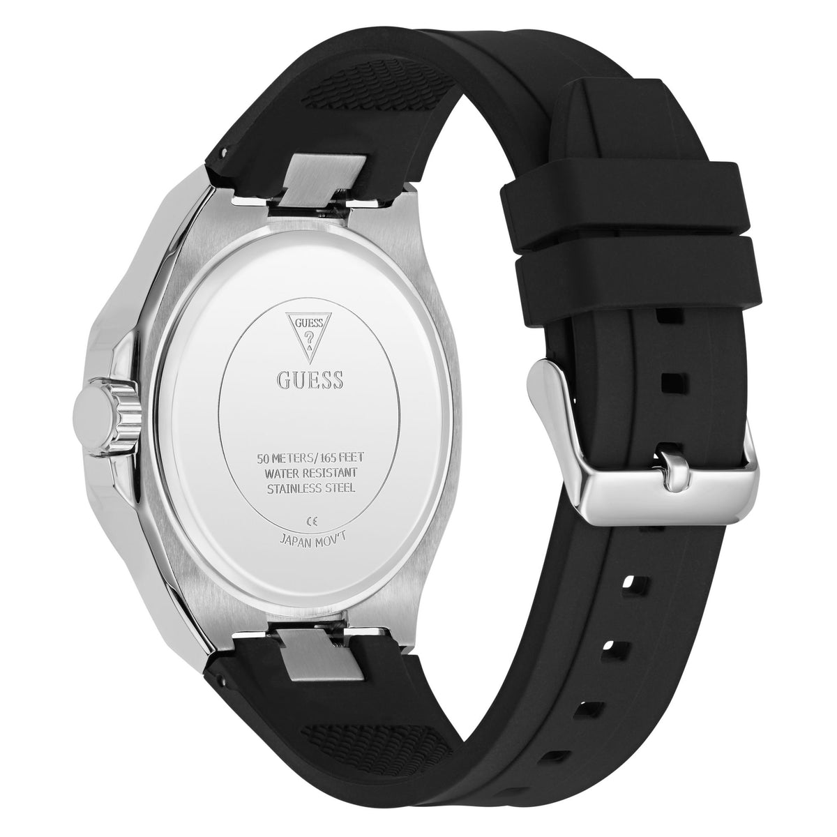 Guess Round 46mm Black Dial Analog Men Watch - GW1002G1