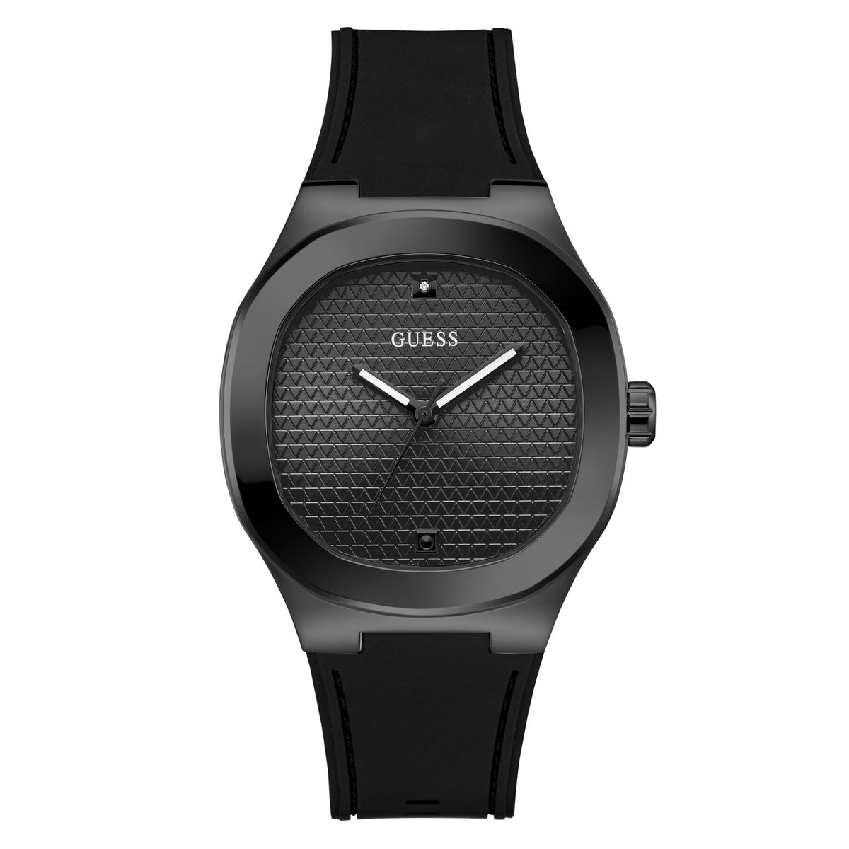 Guess Square 42mm Black Dial Analog Men Watch - GW1005G3 Watch Guess