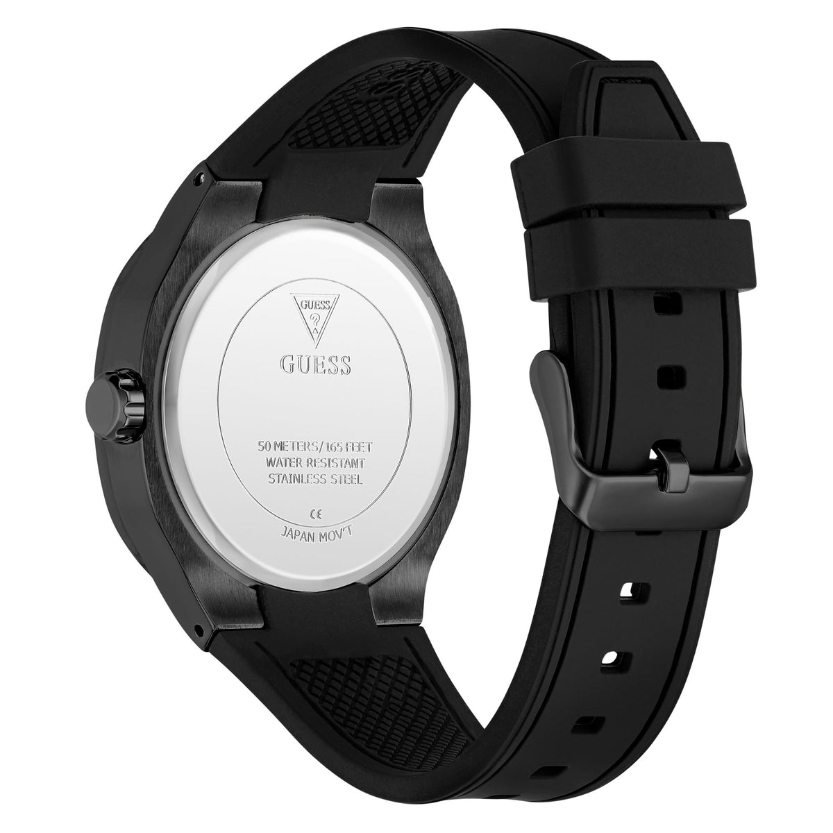 Guess Square 42mm Black Dial Analog Men Watch - GW1005G3