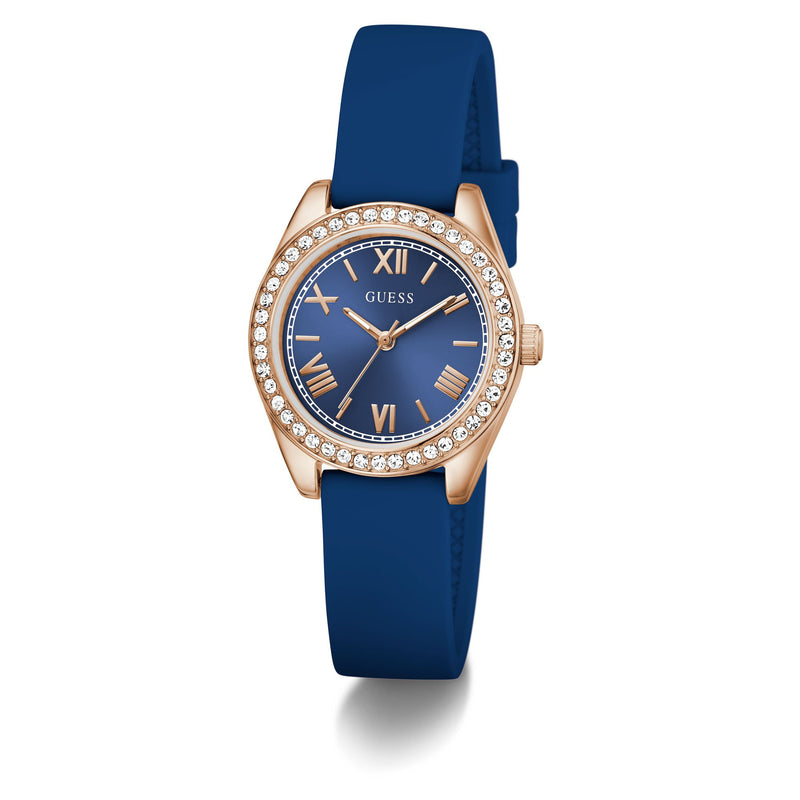 Guess Round 30mm Blue Dial Analog Women Watch - GW1000L4 Watch Guess