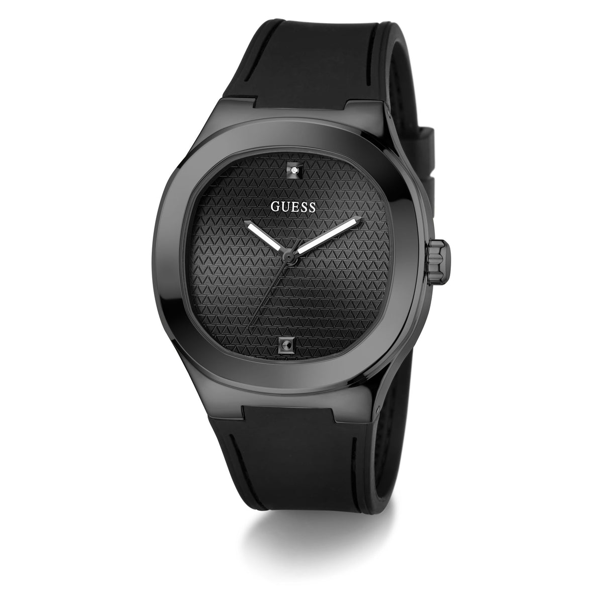 Guess Square 42mm Black Dial Analog Men Watch - GW1005G3