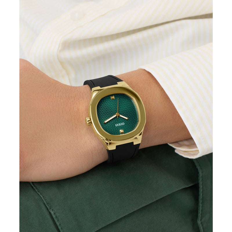 Guess Square 42mm Green Dial Analog Men Watch - GW1005G2 Watch Guess