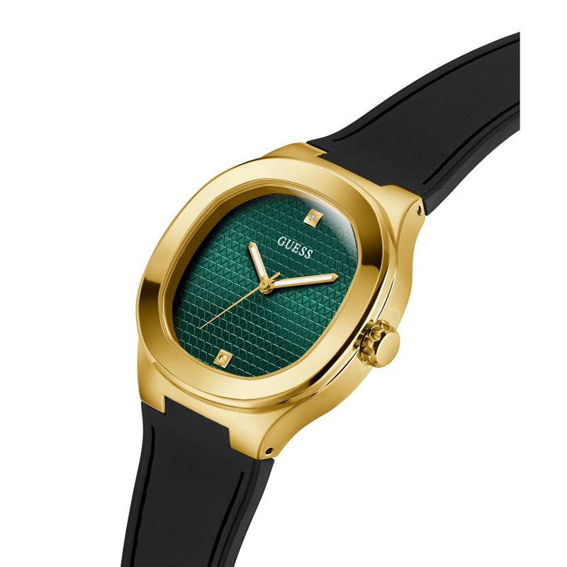 Guess Square 42mm Green Dial Analog Men Watch - GW1005G2 Watch Guess