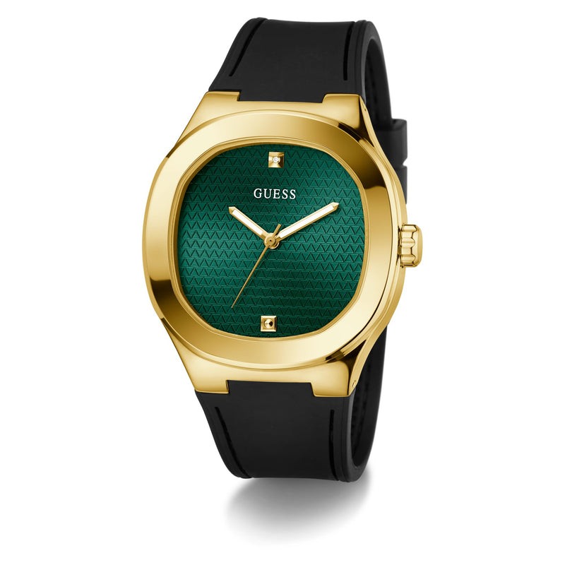 Guess Square 42mm Green Dial Analog Men Watch - GW1005G2 Watch Guess