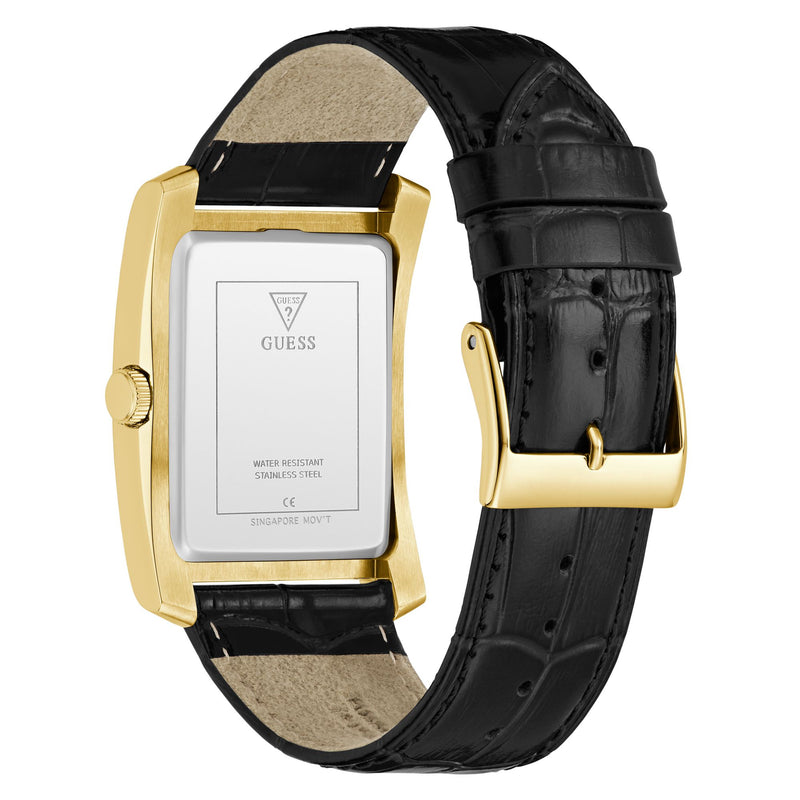 Guess Rectangle 34mm Green Dial Analog Men Watch - GW1003G3 Watch Guess
