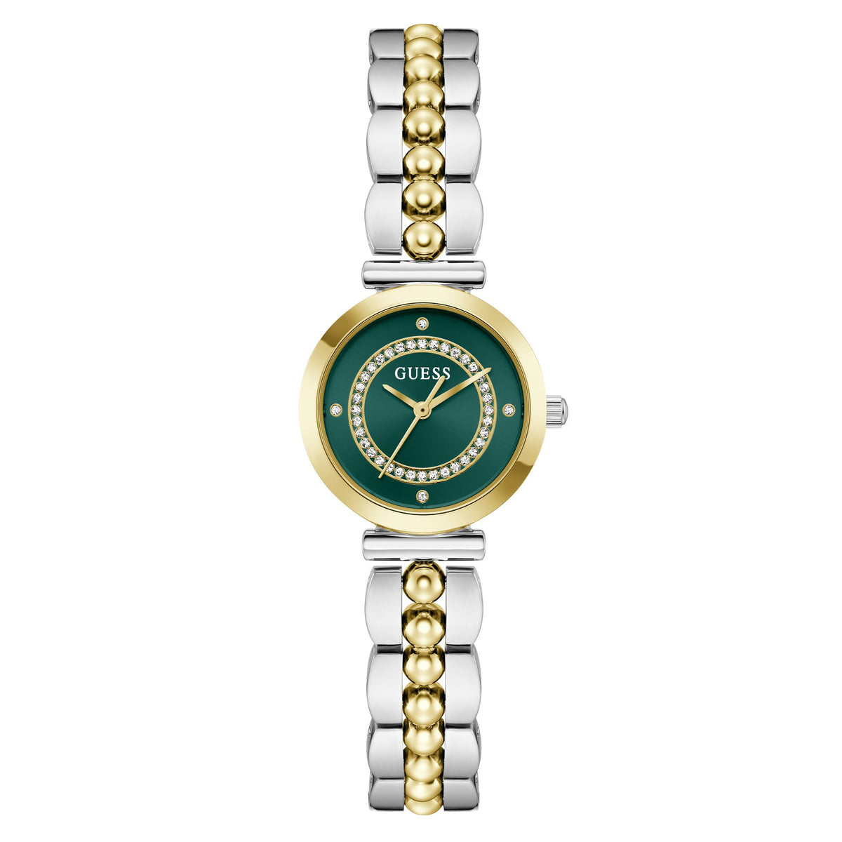 Guess Round 26mm Green Dial Analog Women Watch - GW0994L3