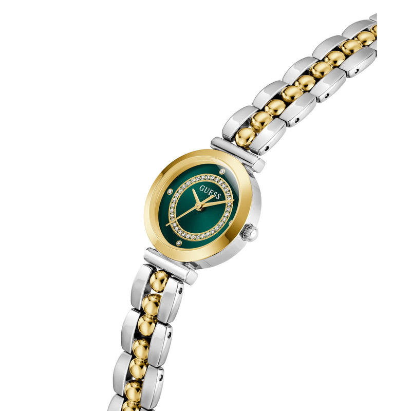 Guess Round 26mm Green Dial Analog Women Watch - GW0994L3 Watch Guess