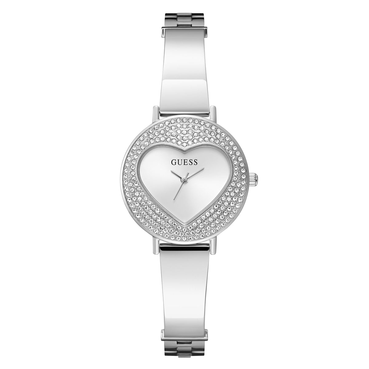 Guess Round 30mm White Dial Analog Women Watch - GW0991L1 Watch Guess