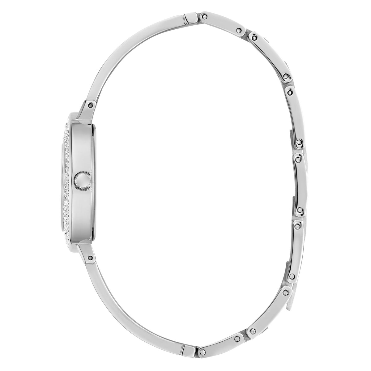 Guess Round 30mm White Dial Analog Women Watch - GW0991L1 Watch Guess