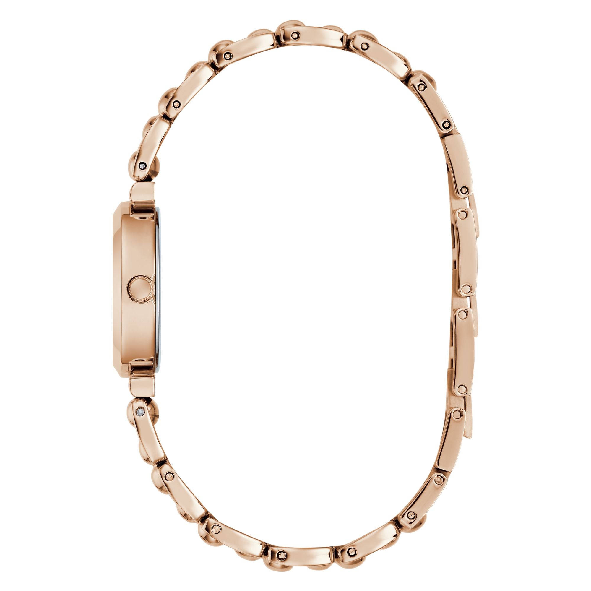 Guess Round 26mm Rose Gold Dial Analog Women Watch - GW0994L4