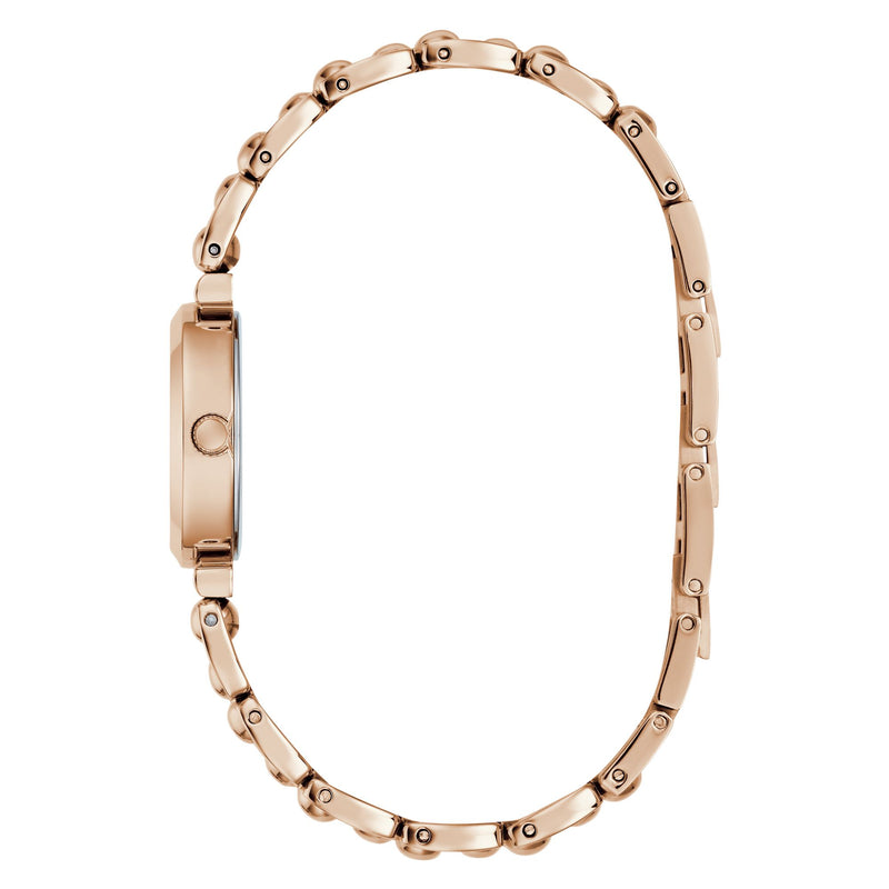 Guess Round 26mm Rose Gold Dial Analog Women Watch - GW0994L4 Watch Guess