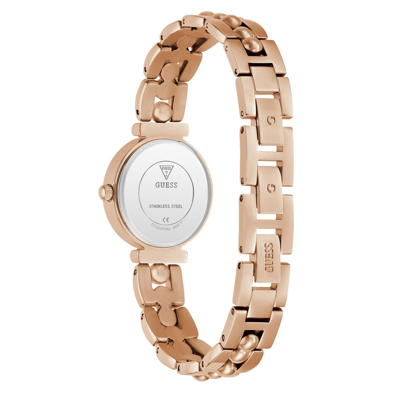 Guess Round 26mm Rose Gold Dial Analog Women Watch - GW0994L4 Watch Guess