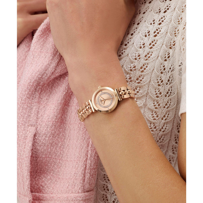 Guess Round 26mm Rose Gold Dial Analog Women Watch - GW0994L4 Watch Guess