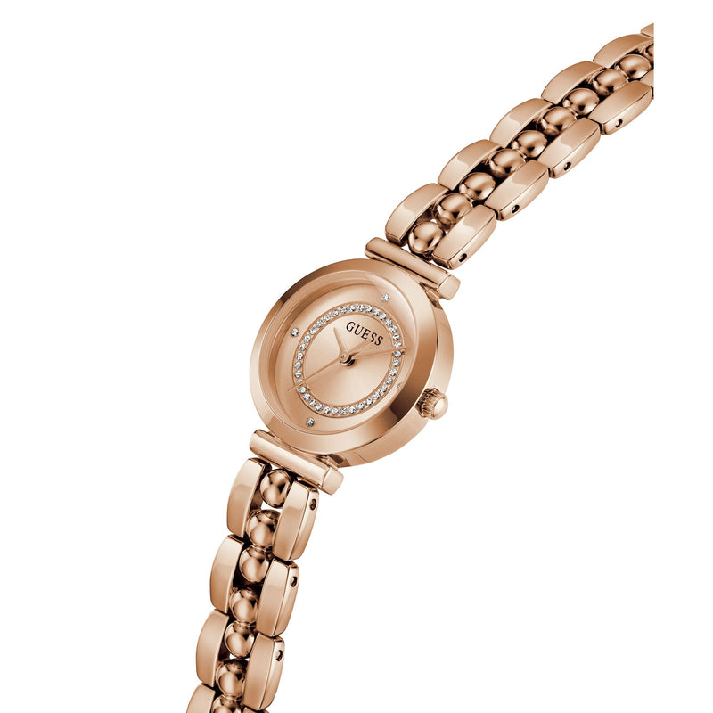 Guess Round 26mm Rose Gold Dial Analog Women Watch - GW0994L4 Watch Guess