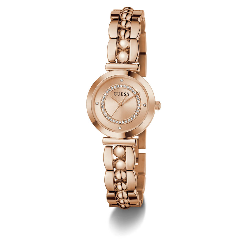 Guess Round 26mm Rose Gold Dial Analog Women Watch - GW0994L4 Watch Guess
