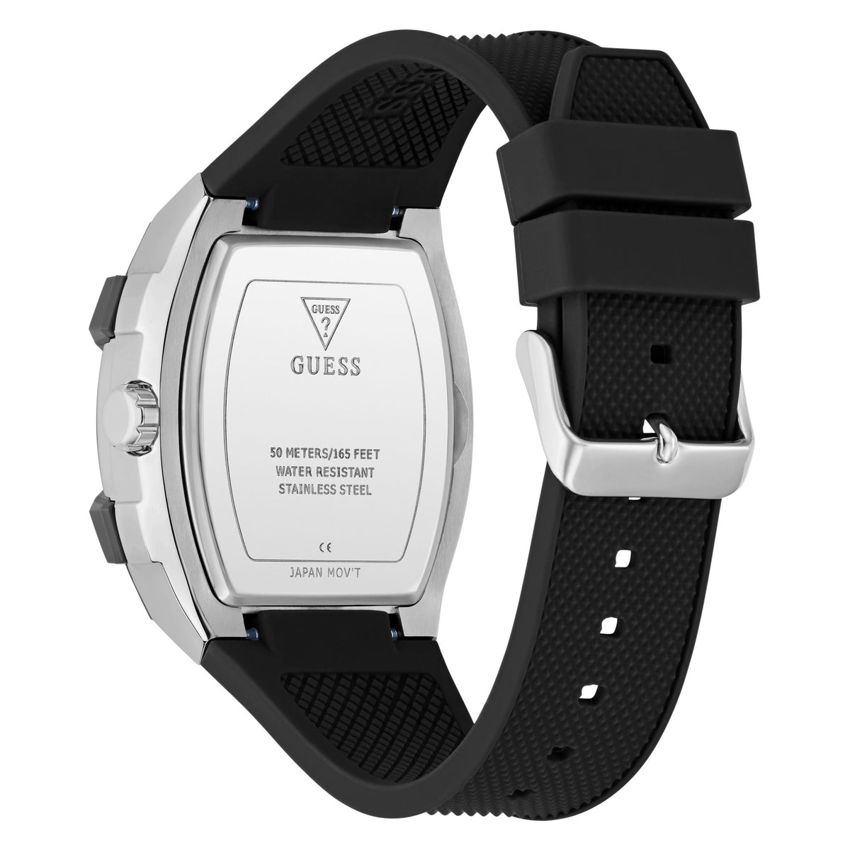 Guess Rectangle 44mm Red Dial Analog Men Watch - GW0956G1 Watch Guess
