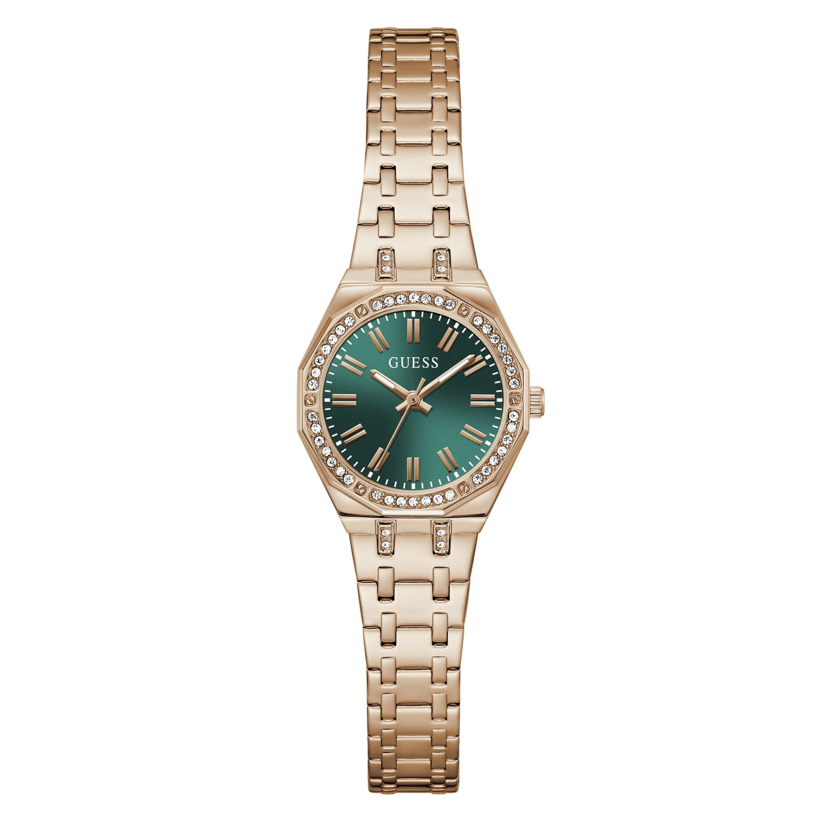 Guess Round 25mm Teal Dial Analog Women Watch - GW0931L7 Watch Guess