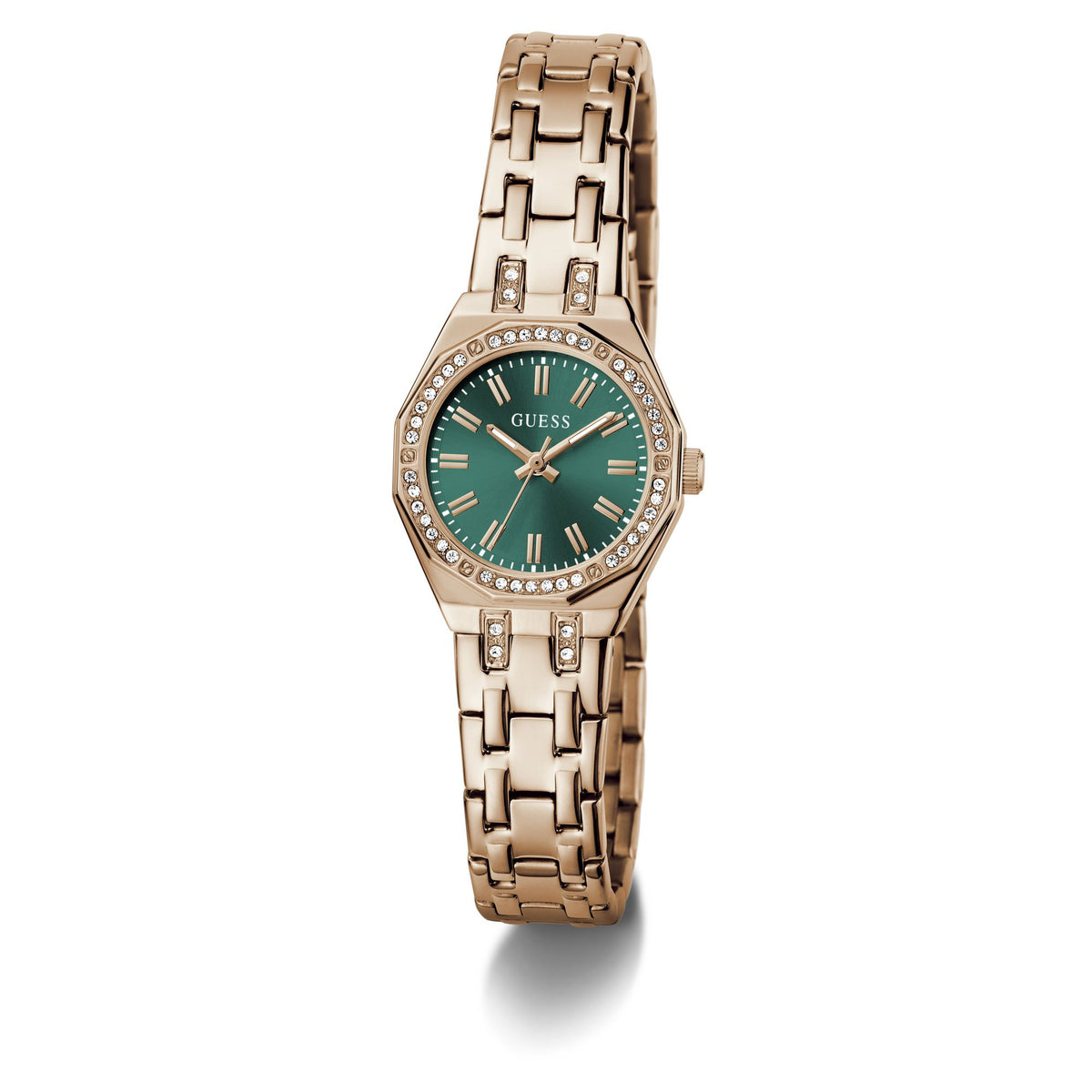 Guess Round 25mm Teal Dial Analog Women Watch - GW0931L7 Watch Guess