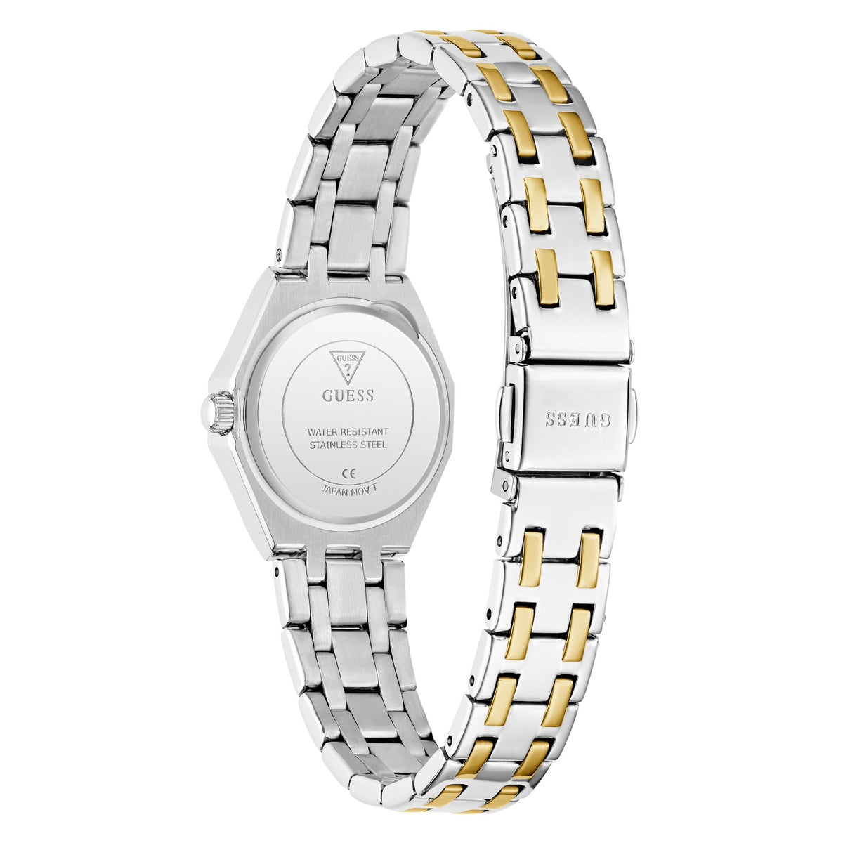 Guess Round 25mm Silver Dial Analog Women Watch - GW0931L3 Watch Guess