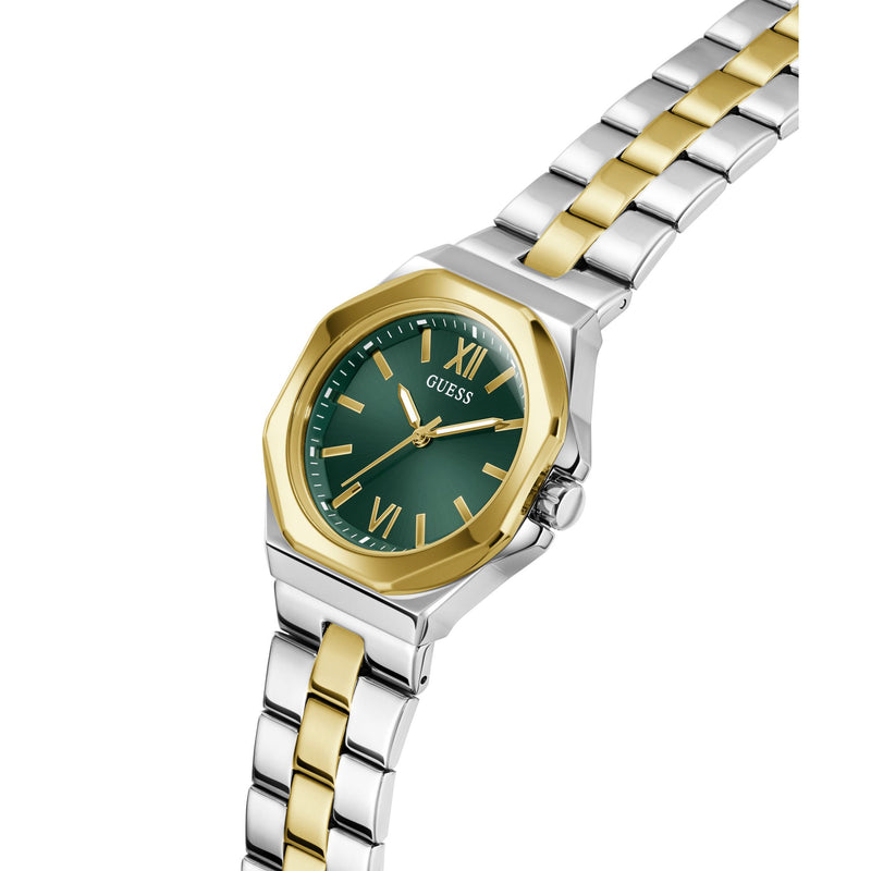 Guess Round 34mm Green Dial Analog Women Watch - GW0873L4 Watch Guess