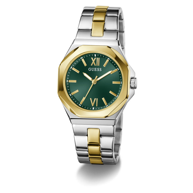 Guess Round 34mm Green Dial Analog Women Watch - GW0873L4 Watch Guess