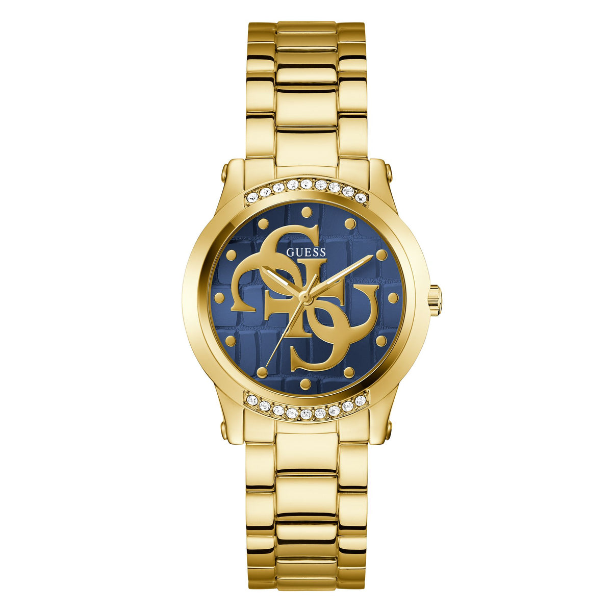 Guess Round 36mm Blue Dial Analog Women Watch - GW0861L6 Watch Guess
