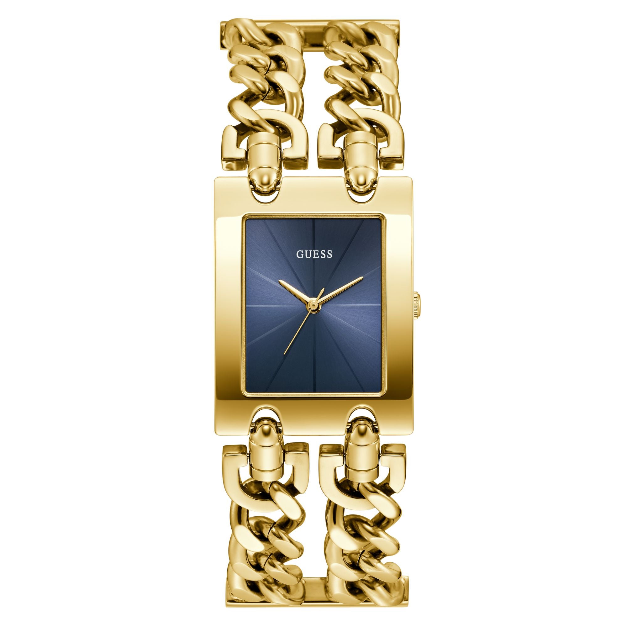 Guess Rectangle 28mm Blue Dial Analog Women Watch - GW0740L3