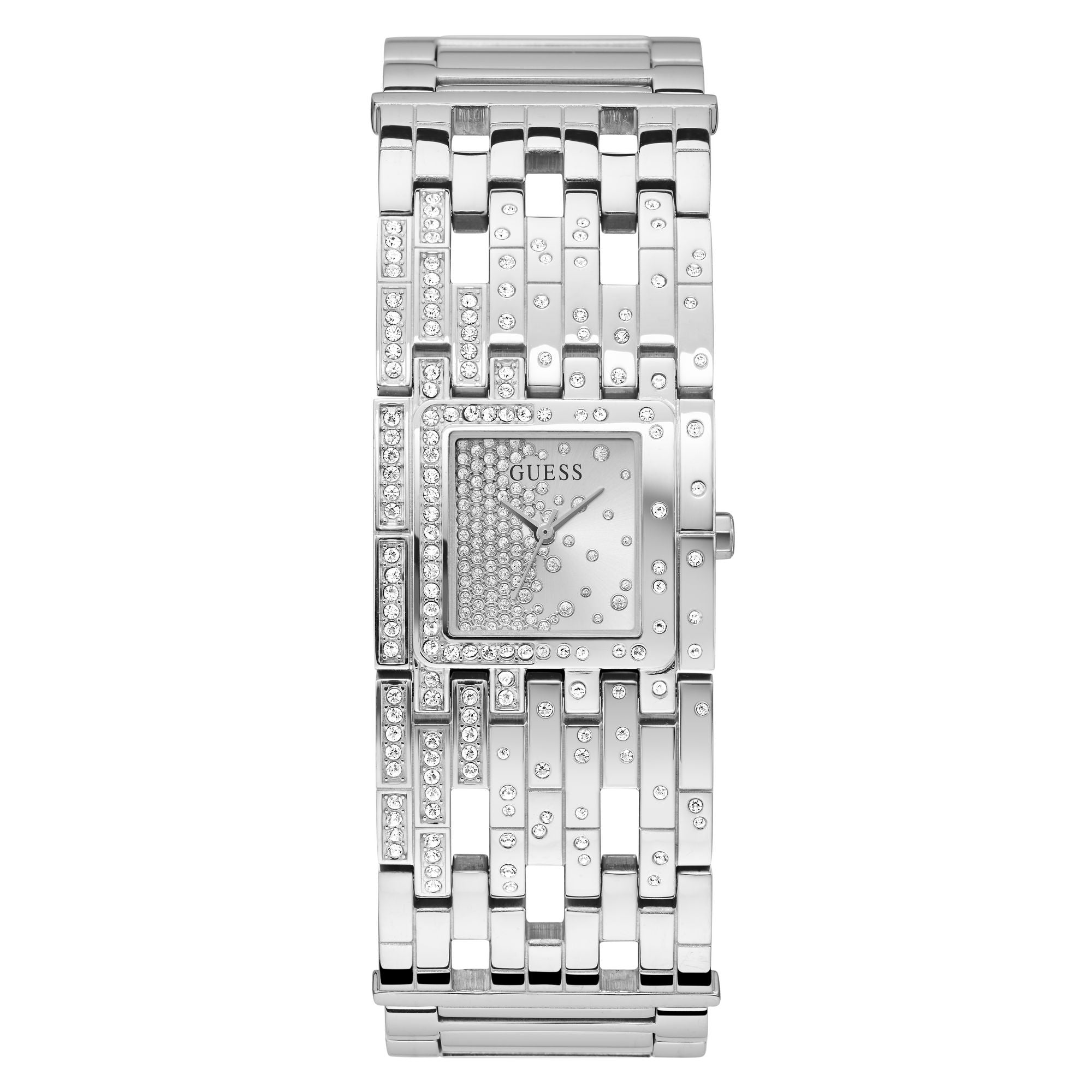 GUESS Silver Square Dial Analog Women's Watch - GW0441L1