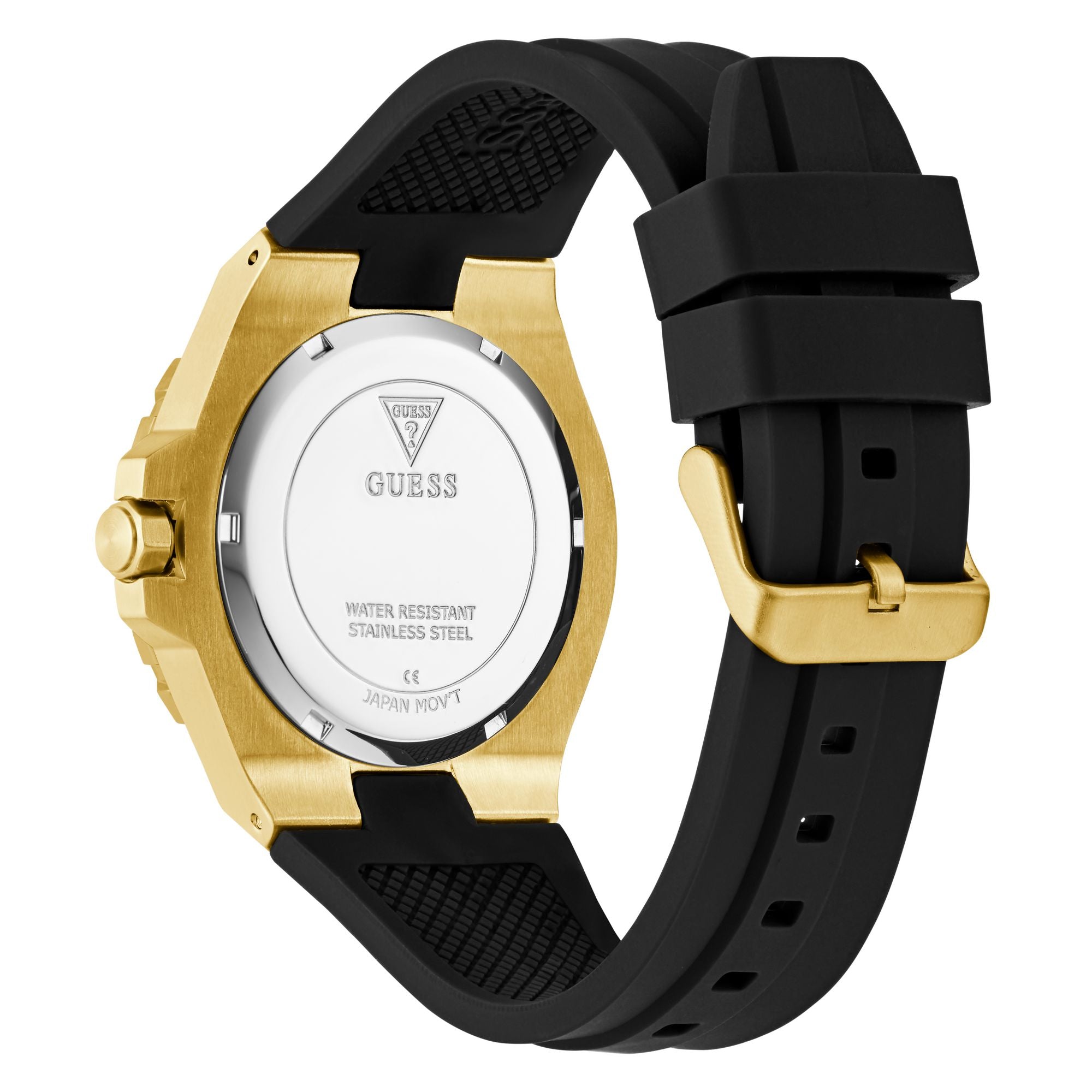 Guess Round 44mm Black Dial Analog Men Watch - GW0906G2
