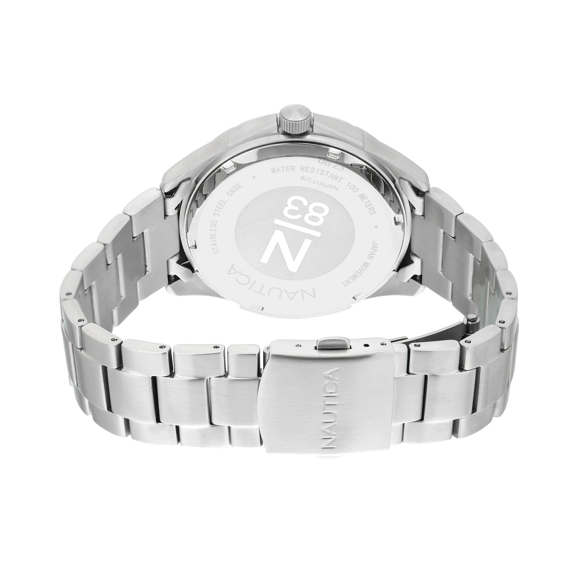 Nautica Round 44mm Black Dial Analog Men Watch Watch Nautica