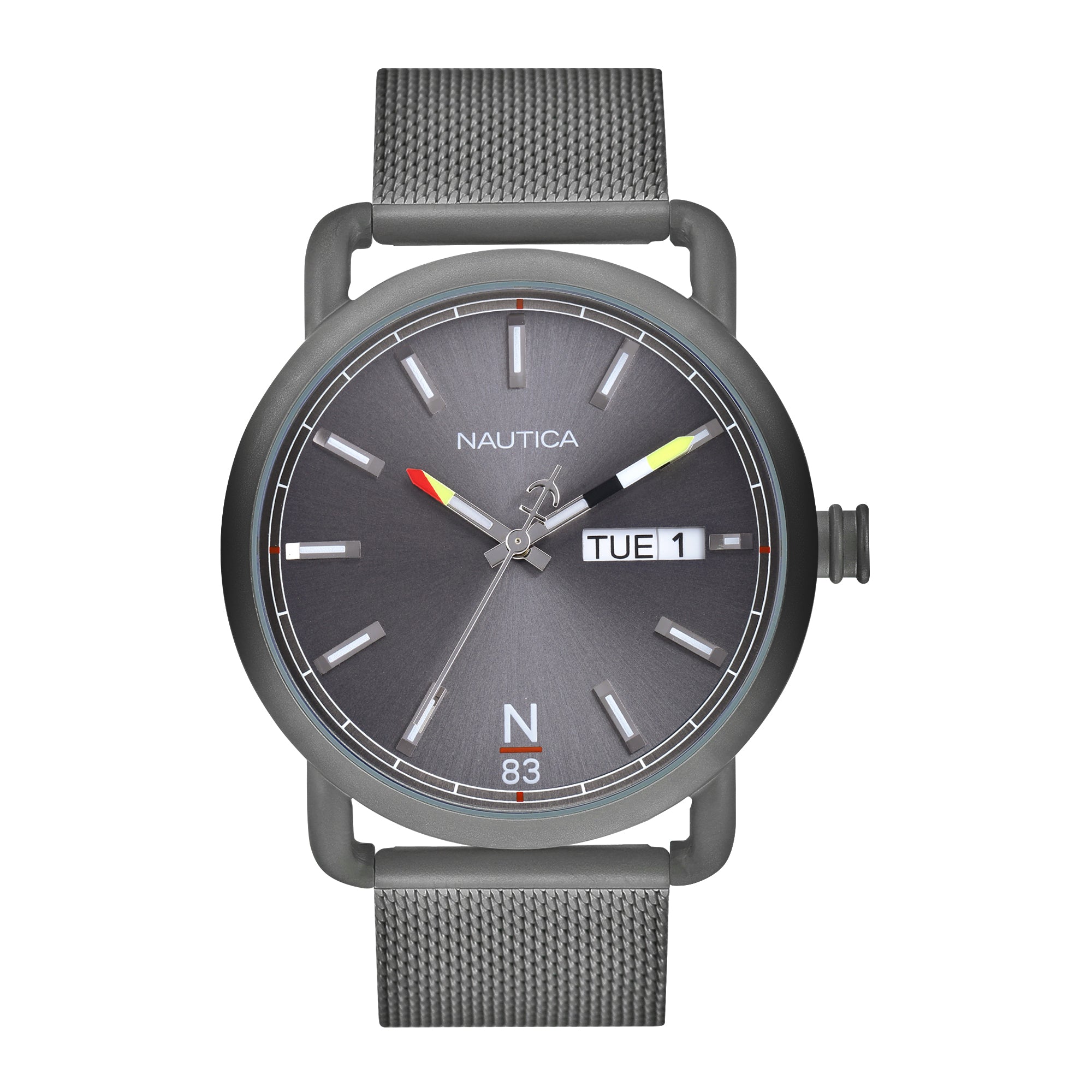 Nautica Round 44mm Grey Dial Analog Men Watch