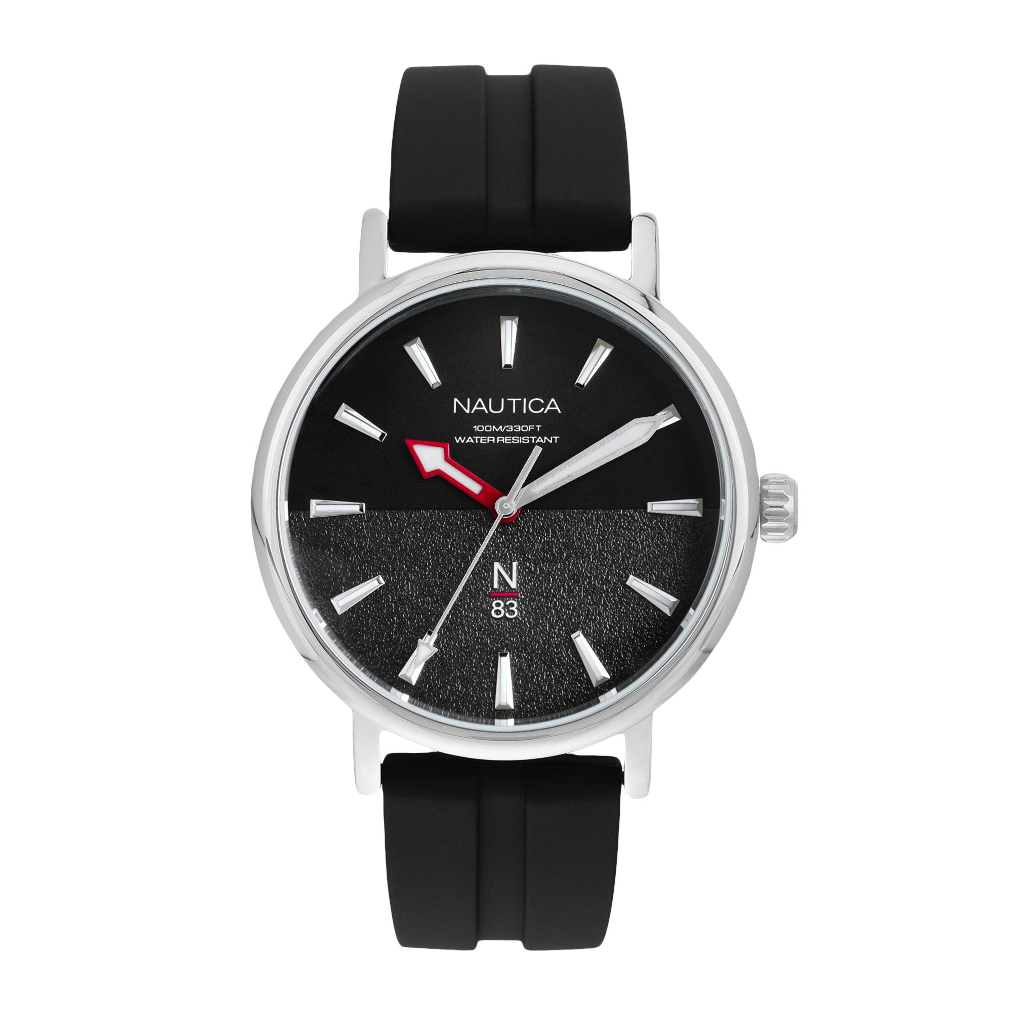 Nautica Round 42mm Black Dial Analog Men Watch