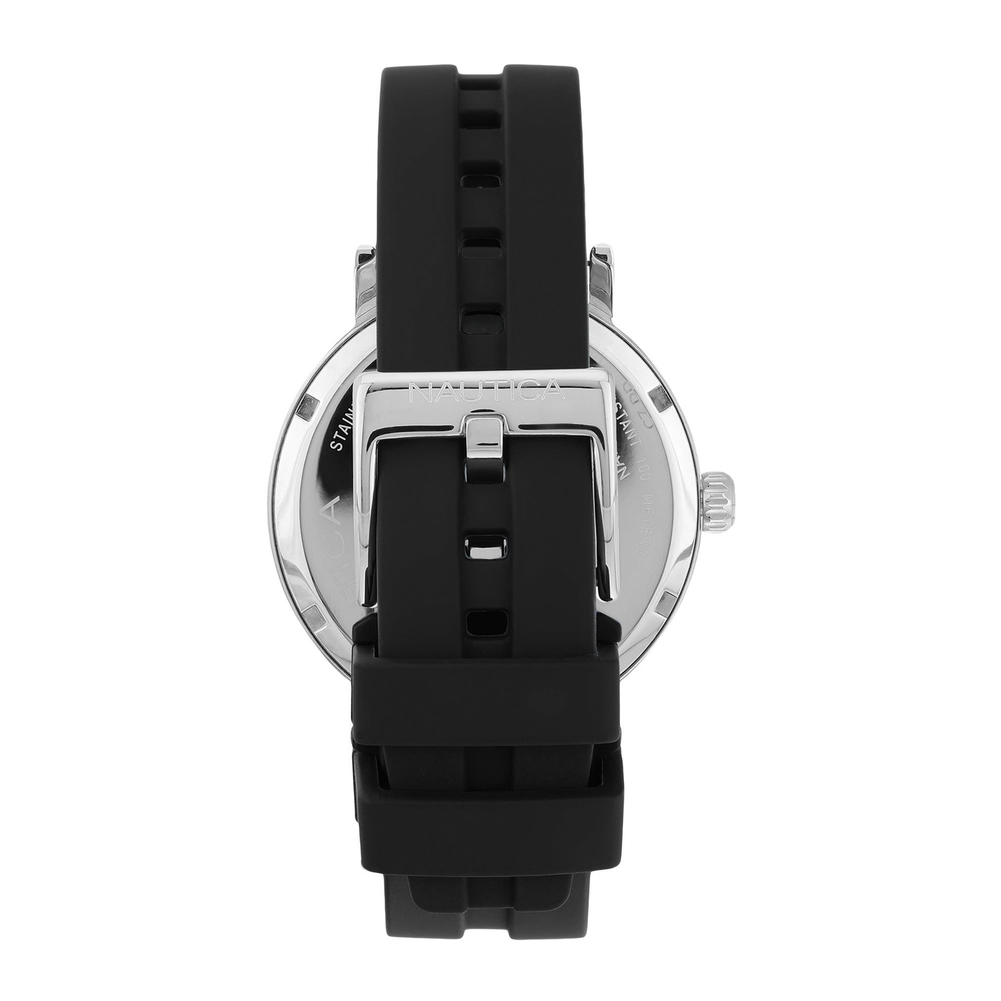 Nautica Round 42mm Black Dial Analog Men Watch Watch Nautica
