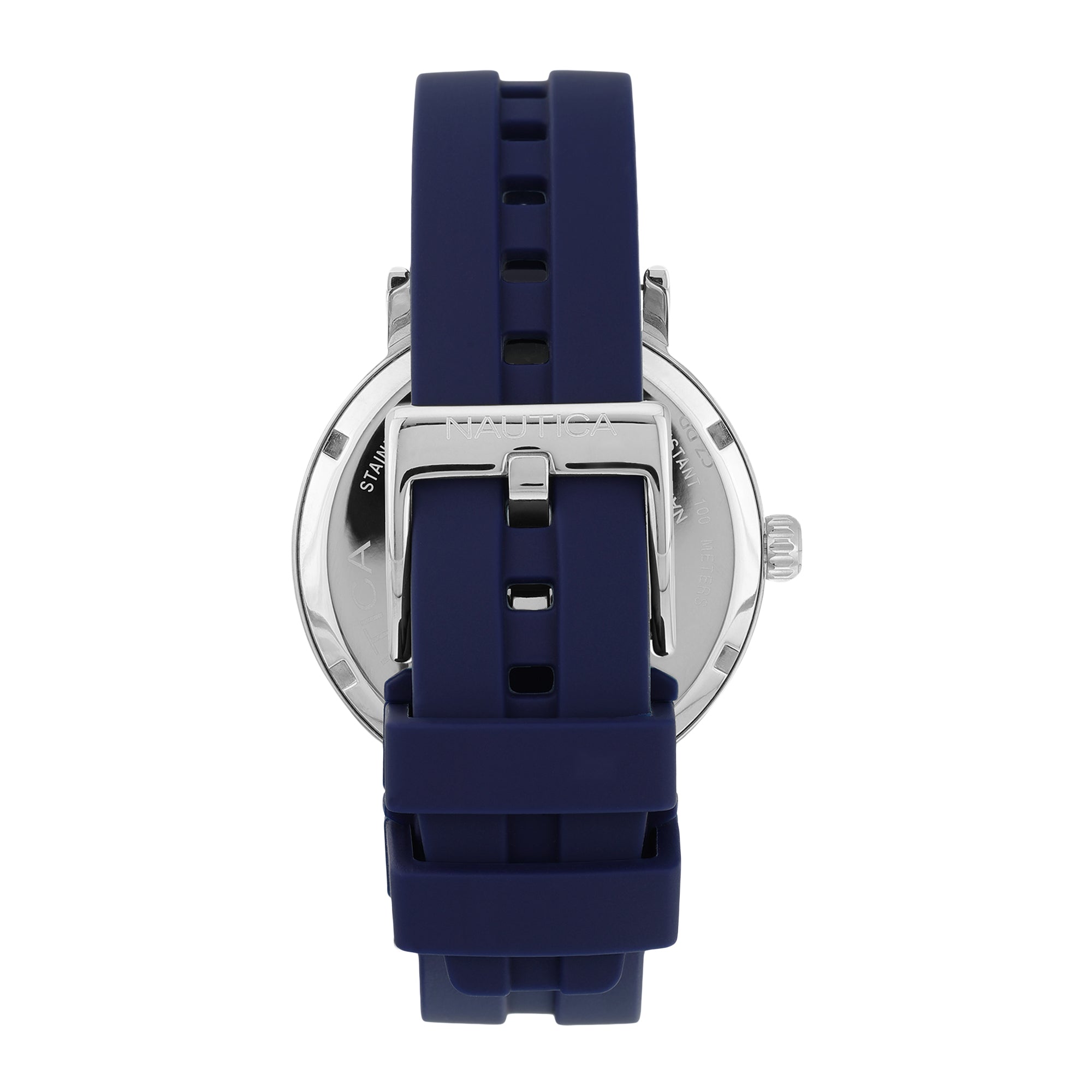 Nautica Round 42mm Blue Dial Analog Men Watch Watch Nautica